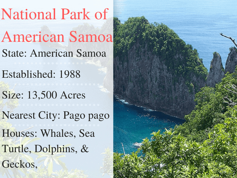 American Samoa National Park Facts