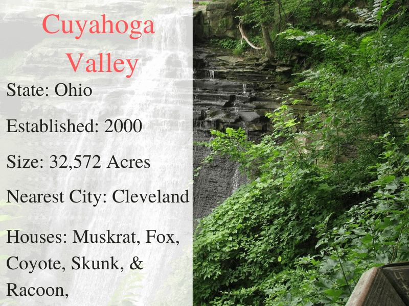 Cuyahoga Valley National Park Facts